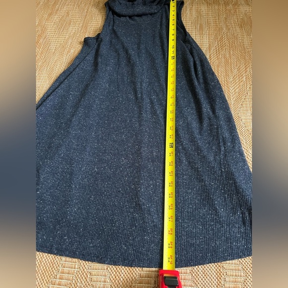 Urban Outfitters BDG Dark Blue Sleeveless Dress,High Neck,Size Large - Picture 5 of 9